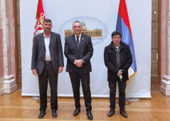 28 January 2021  The Chairman of the Committee on the Diaspora and Serbs in the Region and the representatives of the Association of Refugees and Displaced Persons in the Republic of Serbia